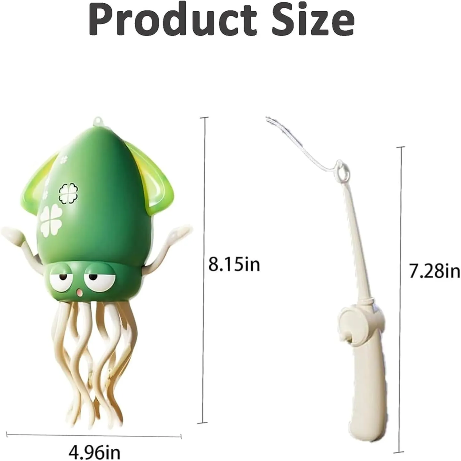 Electric Crawling Octopus Toy, Magic Dancing Octopus, Dancing Squid Toy, Creative Magic Crazy 8-Leg Action Obstacle with LED Lights & Music, Crawling Dancing Toys (Yellow)