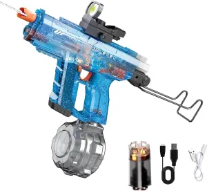 Electric Water Gun, Water Guns for Adults Kids, Up to 25 FT Long Range, 800 CC Large Capacity Automatic Water Gun, Toys for Pool, Beach