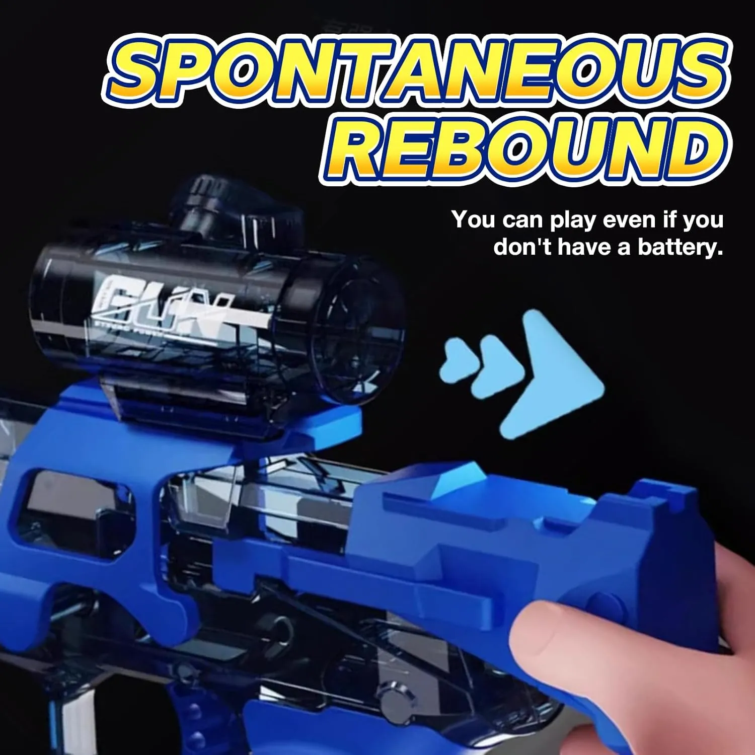 Electric Water Guns for Adults Kids, High Power Automatic Squirt Gun, Long Range Ultimate Battle Blaster Water Gun for Summer, Outdoor Beach Swimming Pool Aqua Shooter Hydro Blaster(Blue)