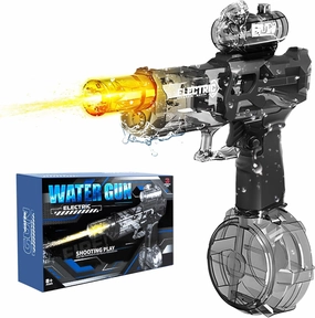 Electric Water Guns for Adults Kids, High Power Automatic Squirt Gun, Long Range Ultimate Battle Blaster Water Gun for Summer, Outdoor Beach Swimming Pool Aqua Shooter Hydro Blaster(Black)