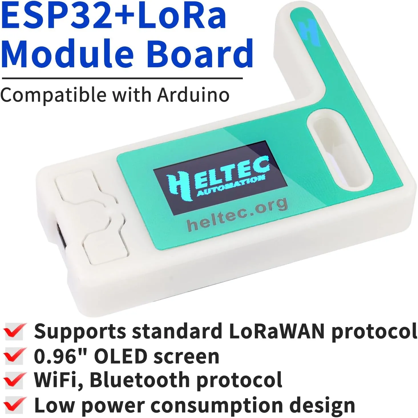 ESP32 LoRa V3 Module Board with 3000mAh Battery Set - with 915MHz Antenna and SX1262 LoRa V3 Case Devices for Meshtastic Arduino LoRawan IOT