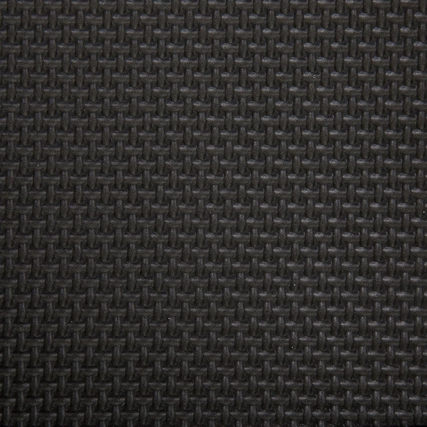 EVA Foam Mat Tiles 6-Pack - 24 SQ FT of Interlocking Padding for Garage, Playroom, or Gym Flooring - Exercise Mat or Baby Playmat by Stalwart (Black)