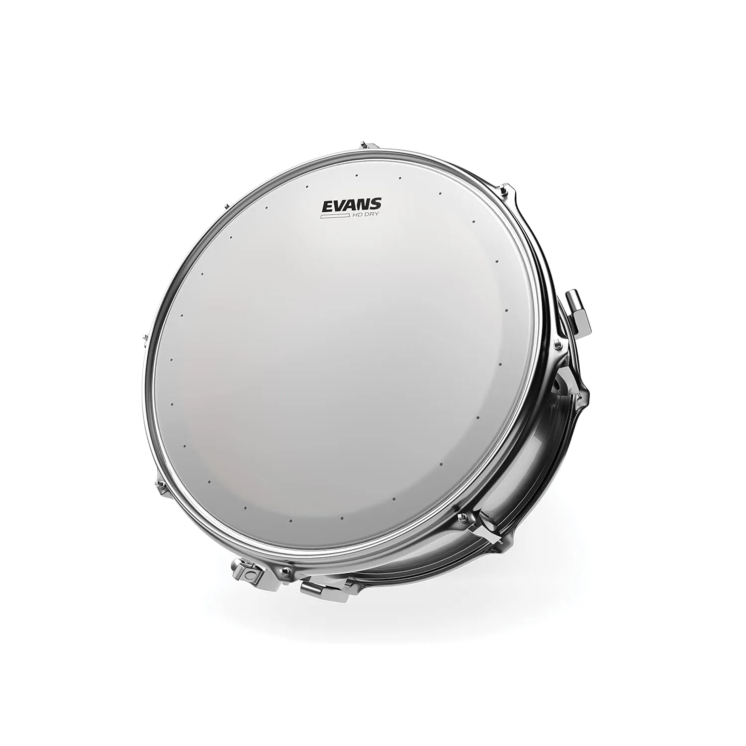 Evans Genera HD Dry Snare Drum Head - 14 Snare Drum Head - Featuring Vent Holes to Control Sustain & Tighten Sound - Overtone Control - Coated with 2 Plies - 14 Inch