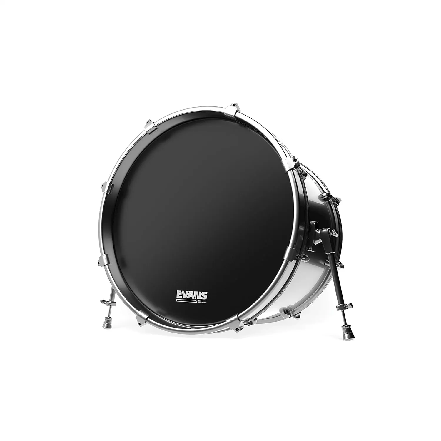 Evans Heads BD22RB-NP 22-Inch EQ3 Resonant Bass Drum Heads - Black