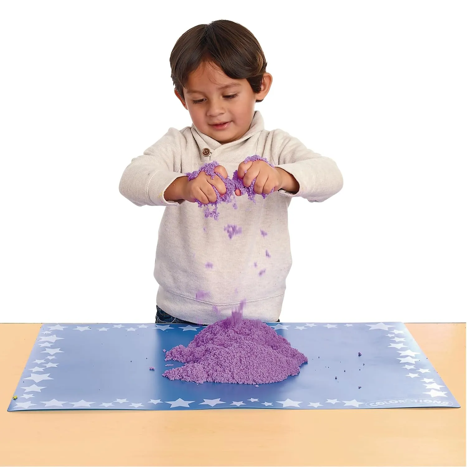 Excellerations Spectacular Sensory Foam - Purple, 1.1 lb (500 g), Interactive Toy for Kids, Tactile Exploration, Mess-Free Kinetic Foam for Sensory Play, Calm-Down Tool, Classroom or Home School Use