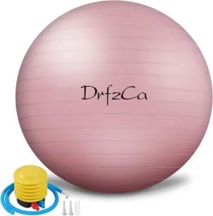 Exercise Ball, Pilates Ball for Pregnancy, Swiss Balance Ball with Pump,Multiple Sizes Stability Ball Chair for Office, Home Gym, Fitness, Workout and Physical Therapy