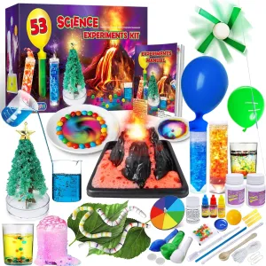 Explore Earth Science Kit – 100  STEM Experiments for Kids, Fun Crystal Growing, Volcano Kit, and Rock Collecting for Boys & Girls