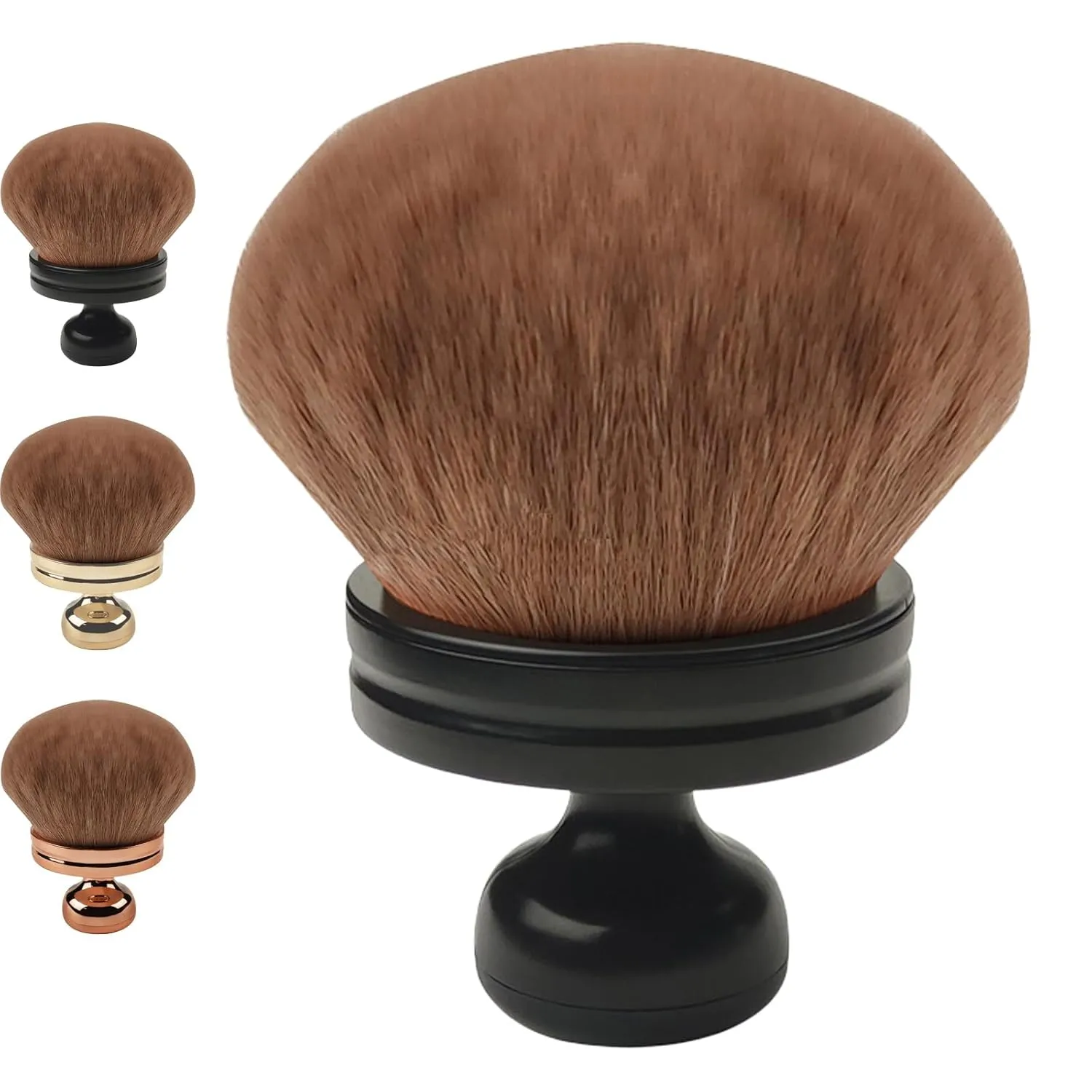 Extra Large Body Makeup Brush, 74mm Self Tanner Back Applicator, Blend and Blur Brush, Body Makeup Brushs for Legs, Face, Coverage Perfector (Black)