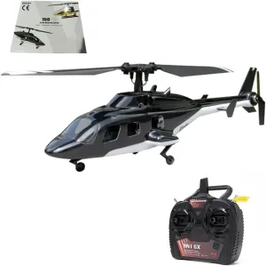 F150BL V3 Flyingwolf RC Helicopter with LED Lights, 2.4G 5CH AHSS Frequency Hopping Remote Control RTF RC Helicopter with CC3D Flight Control & 6-Axis Gyro