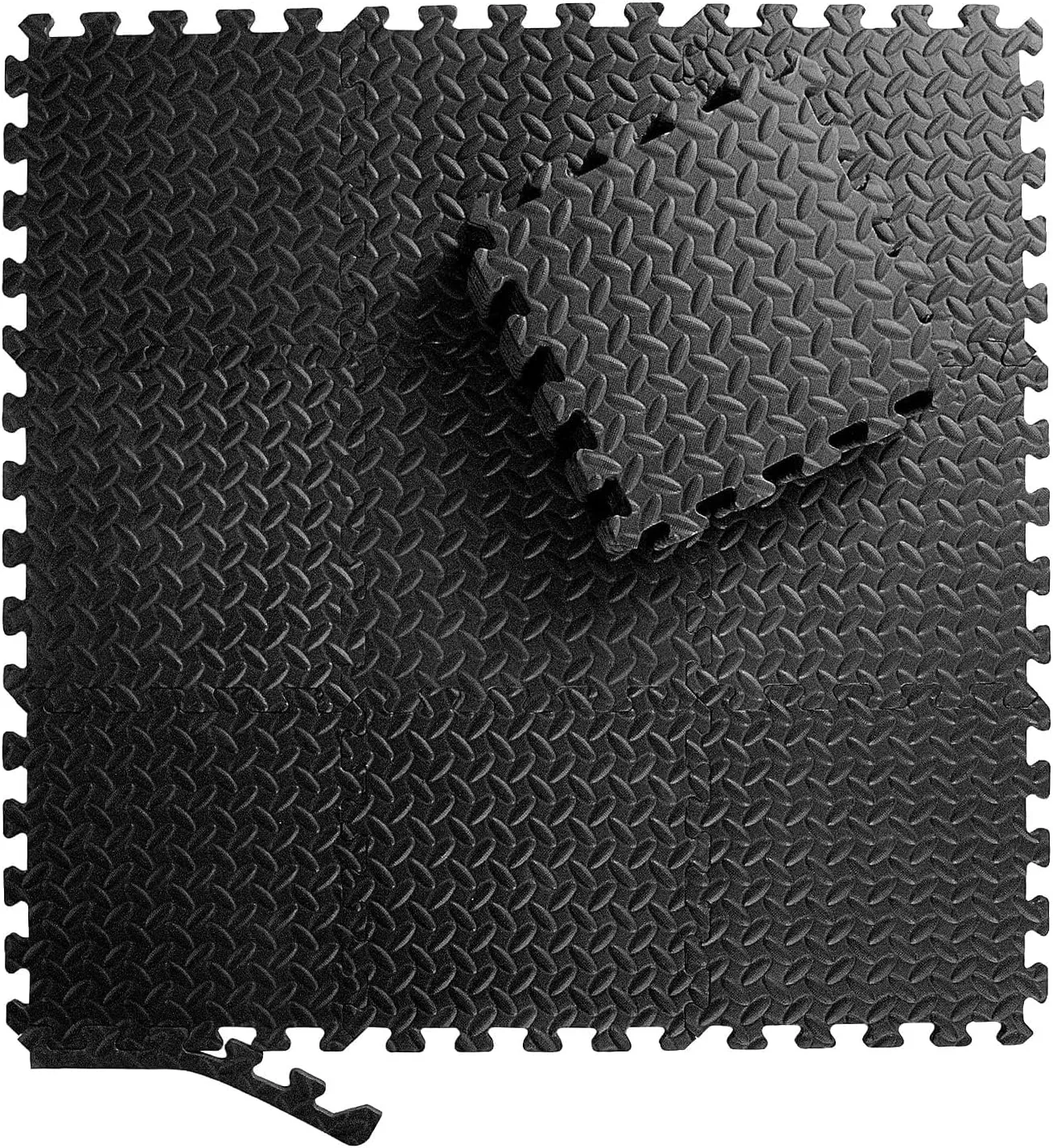Febyyer Interlocking Soft Foam Floor Mat - 20 Tiles Protective Gym Flooring Set, Exercise Mats EVA Puzzle Rubber Tiles, Ground Surface Protection Workout Underlay Matting Sports Home Fitness Garage