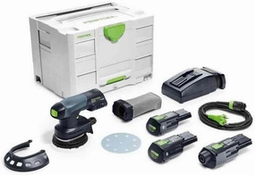 Festool 577691 5-Inch Cordless Random Orbit Sander ETSC 125 3.0 I-Set