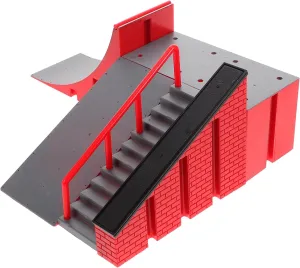 Finger Skateboard Ramp Obstacle Skatepark Accessory for Interactive Challenges for Boys and Girls for Finger Skateboard Enthusiasts Lightweight and Versatile Design