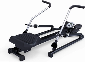 Fitness Equipment Home Multi-Function Foldable Rowing Machines Adjustable Resistance Aerobic Exercise Compact Folding Rowing Machine Hydraulic Silent Waist Training Slimming Fitness Equipment