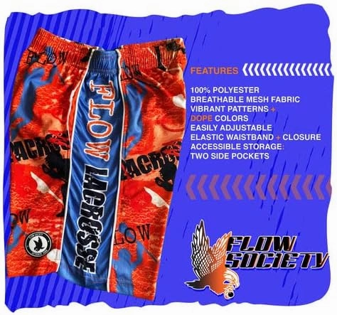 Flow Society Grand Slam Baseball Boys Athletic Shorts
