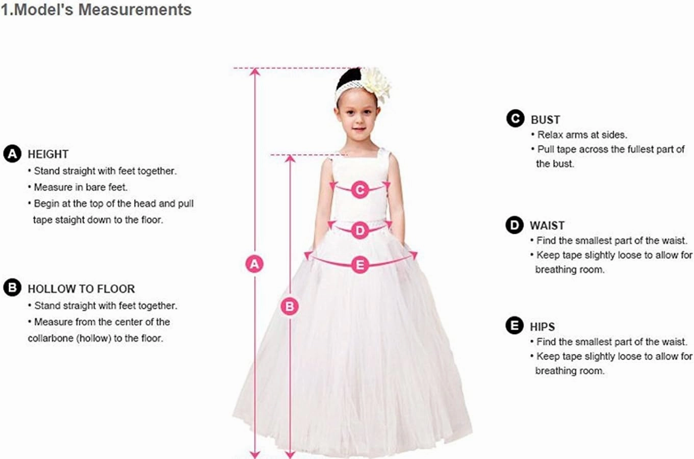 Flower Girl Dress for Wedding Kids Lace Pageant Ball Gowns