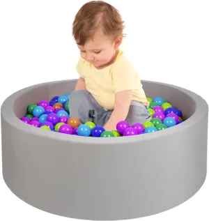 Foam Ball Pit for Kid, Kids Soft Ball Pit,Kiddie Balls PoolIdeal Gift Toys for Children, 27 Inch