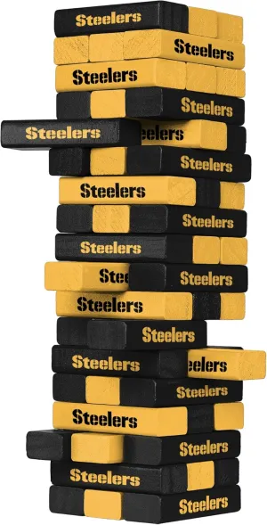FOCO NFL Unisex-Adult NFL Team Logo Stackable Blocks Game