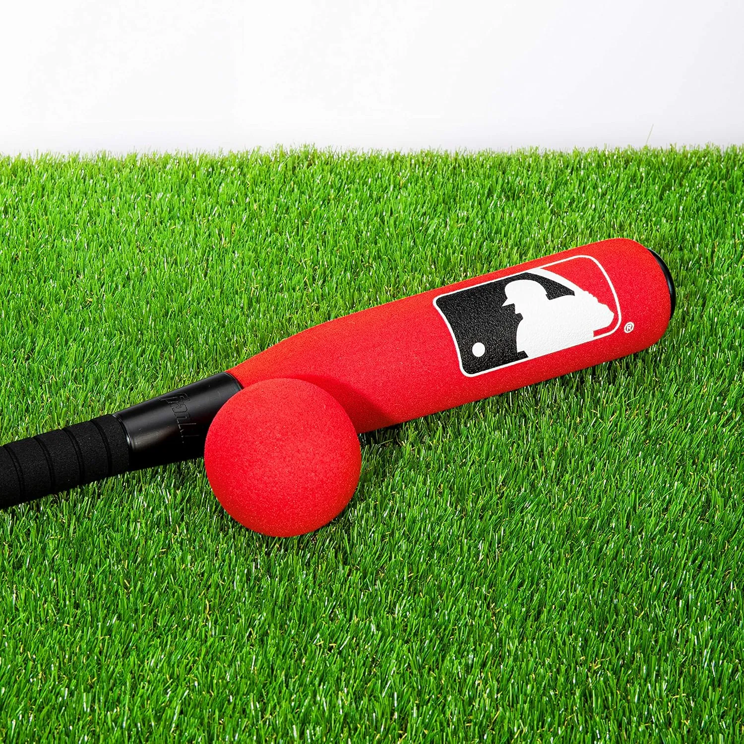 Franklin Sports MLB Kids Foam Baseball Bat   Ball Sets - Indoor   Outdoor Soft Foam Baseball Bats for Kids   Toddlers - Regular   Jumbo Barrels - 24" or 27" Length