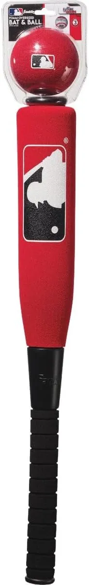 Franklin Sports MLB Kids Foam Baseball Bat   Ball Sets - Indoor   Outdoor Soft Foam Baseball Bats for Kids   Toddlers - Regular   Jumbo Barrels - 24" or 27" Length