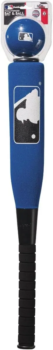 Franklin Sports MLB Kids Foam Baseball Bat   Ball Sets - Indoor   Outdoor Soft Foam Baseball Bats for Kids   Toddlers - Regular   Jumbo Barrels - 24" or 27" Length