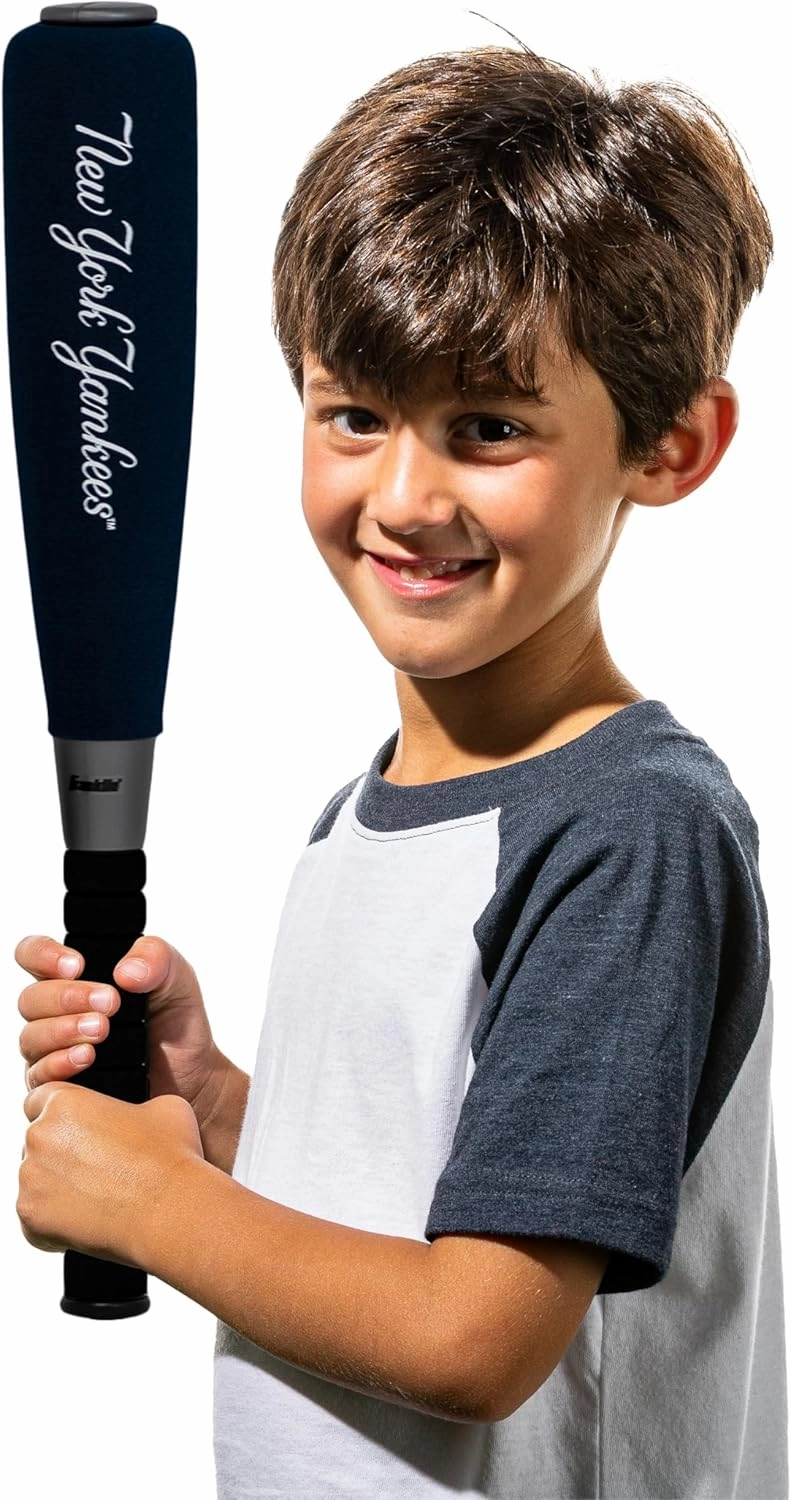Franklin Sports MLB Jumbo Foam Baseball Bat   Ball Sets - Kids Oversize Foam Baseball Bats   Soft Baseballs - Indoor   Outdoor Youth Baseball Toy - MLB Team Baseball Bat   Ball Sets