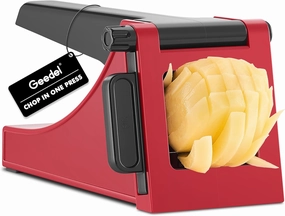 French Fry Cutter, Geedel Professional Potato Cutter for French Fries, Potato Slicer French Fry Maker for Carrot, Cucumber, Onion, Zucchini and more