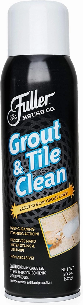 Fuller Brush Grout and Tile Clean - Multipurpose Easy-to-Use, Heavy-Duty Cleaning Spray Perfect for Build Up Dirt in The Shower Tub, Bathroom and Kitchen Tiled Floor Sink and Wall (Pack of 1)