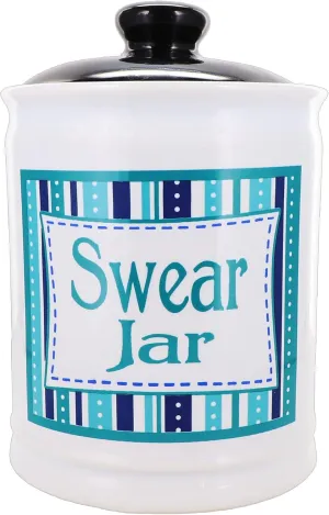 Funny Gifts for Women, Men, Swear Jar, Ceramic Cussing Jar, Swearing Coin Bank, Cuss Piggy Bank for Adults, Swear Words Gifts, Gag Gifts for Adults, Christams Gifts for Women, Men, Friends