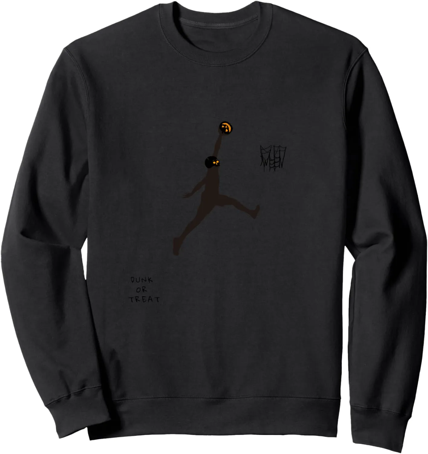 Funny Halloween Basketball - Dunk or Treat Sweatshirt