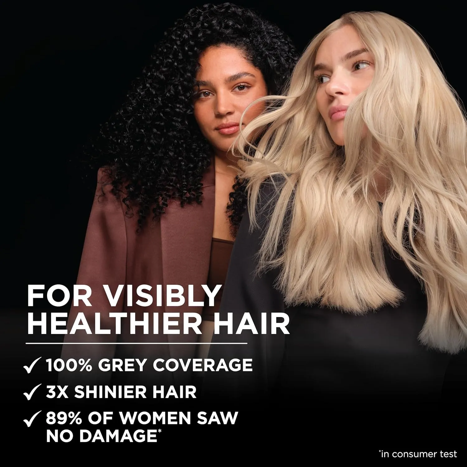 Garnier Hair Color Olia Ammonia-Free Brilliant Color Oil-Rich Permanent Hair Dye, 2.0 Soft Black, 2 Count (Packaging May Vary)
