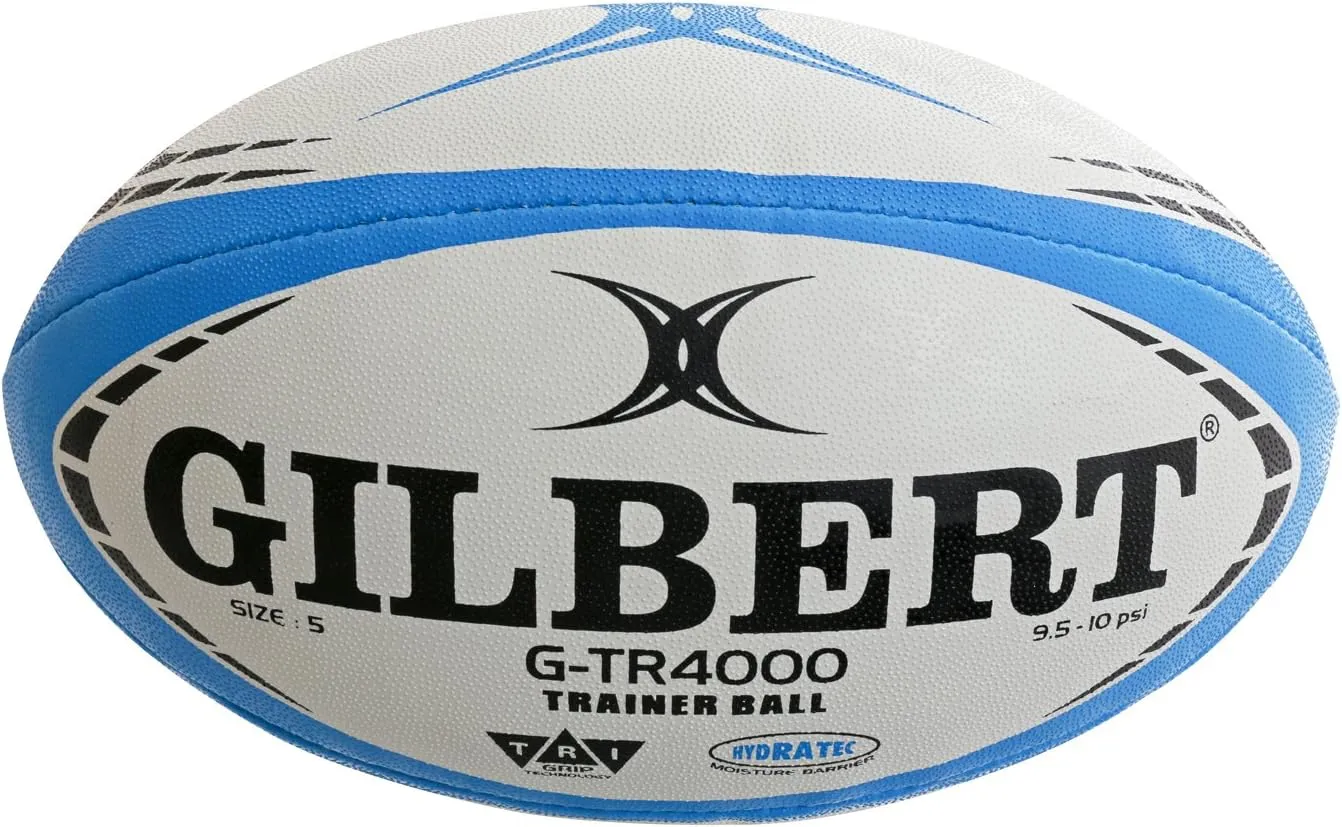 Gilbert G-TR4000 Rugby Training Ball, Sky Blue (5)