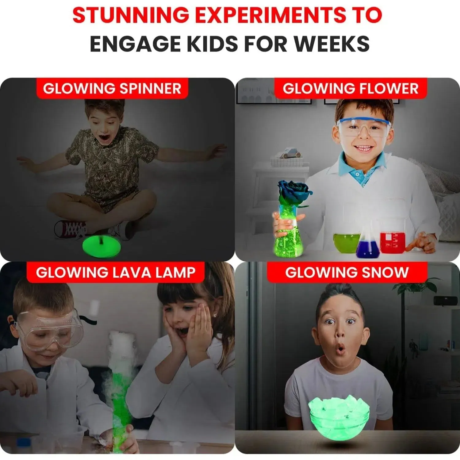 Glow in the Dark Science Lab - STEM Science Experiment Educational Toy Kit - Smartivity