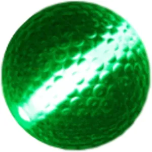 Glow Stick Golf Ball Green | Standard Official Size | One Unit per Ordered quatity