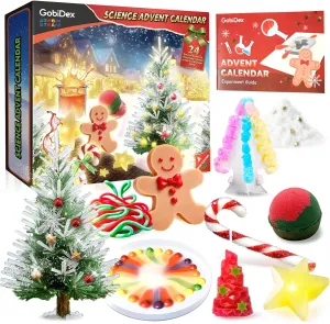 GobiDex Science Kits for Kids Boys Girls Age 8-12 - Educational Stem Toy Featuring Experiments Like Gingerbread Man, Christmas Crystal Tree, and More