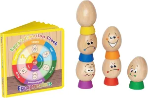 Hape Eggspressions Wooden Learning Toy with Illustrative Book