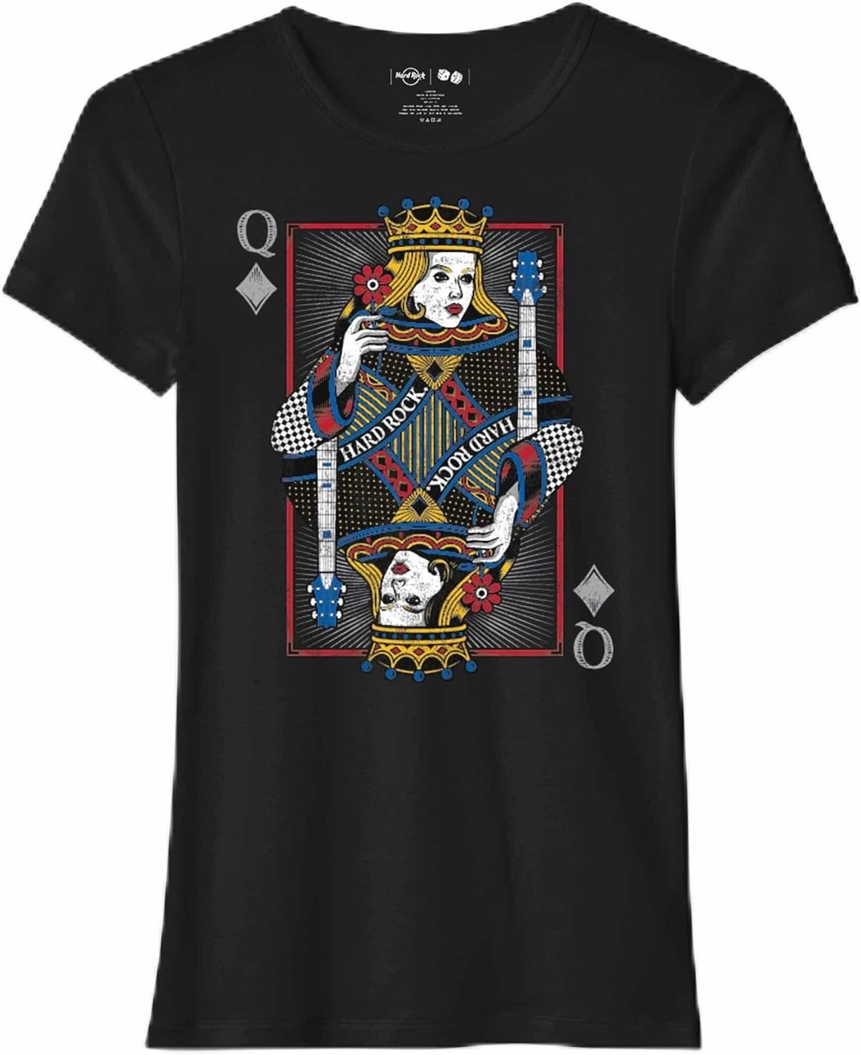 Hard Rock Queen of Diamonds Card Tee