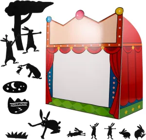 Hemoton 1Set Shadow Puppet Kit for Creative Crafting Science Experimentation for Imaginative Play Engaging Shadow Theater Props for Storytelling Learning Activities