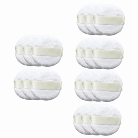 Housoutil 30pcs Ultra Short Plush Makeup Puff Soft Sponge for Foundation Blush and Highlighter Expands Water for Easy Application for Women Girls
