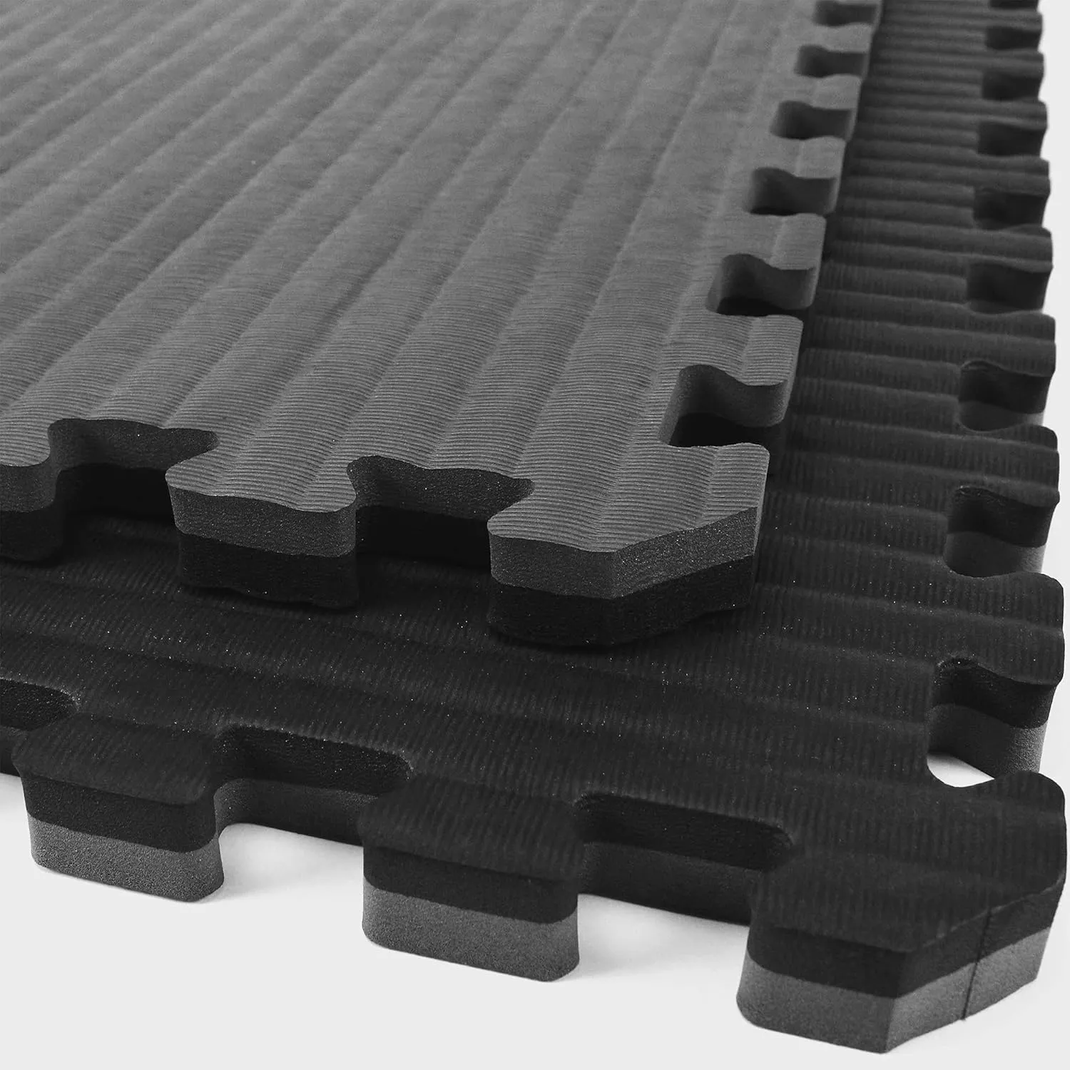 IncStores 7/8 Inch Thick Tatami Foam Flooring Tiles | Textured Interlocking Foam Tiles for Martial-Arts Floor Protection in Your Home Gym, Playroom, and More