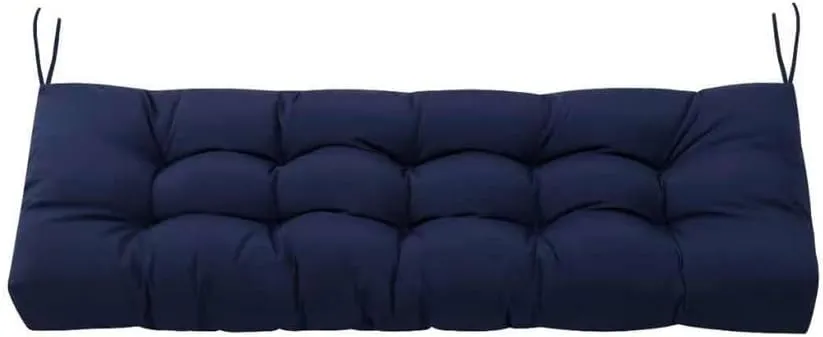 Indoor/Outdoor Bench Cushion Cotton Garden Furniture Loveseat Cushion, Patio Wicker Seat Cushions for Lounger Garden Furniture Patio Lounger Bench (Coffee, 39.3 * 19.6in)