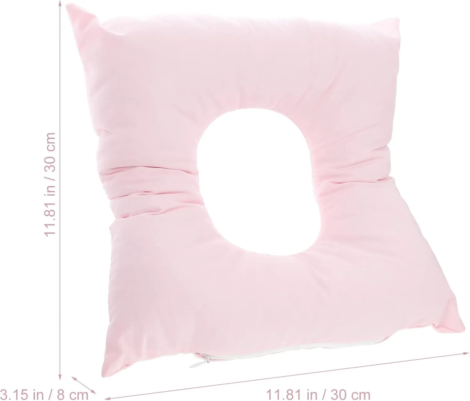 iplusmile 2pcs Shaped Face down Pillow for Salon Headrest Reusable Body Relax Cushion Comfortable Massage Pad Fluffy Material for Spa and Neck Support
