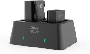 ISDT NP2 AIR NP-FZ100 NP-FW50 NP-BX1 Camera Battery Charger Set with APP for Sony Batteries Cyber-Shot DSC-RX100, DSC-RX100 II, DSC-RX100M II, DSC-RX100 III, DSC-RX100 V, DSC-RX100 IV, HDR-CX405