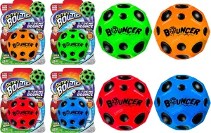 JA-RU Space Balls Extreme High Bouncing Ball & Pop Sounds Meteor Space Ball Toy Mega Hi Bouncy Ball. Party Favor Rubber Bounce Ball for Kids & Adults Water Ball Boys Toys 5131