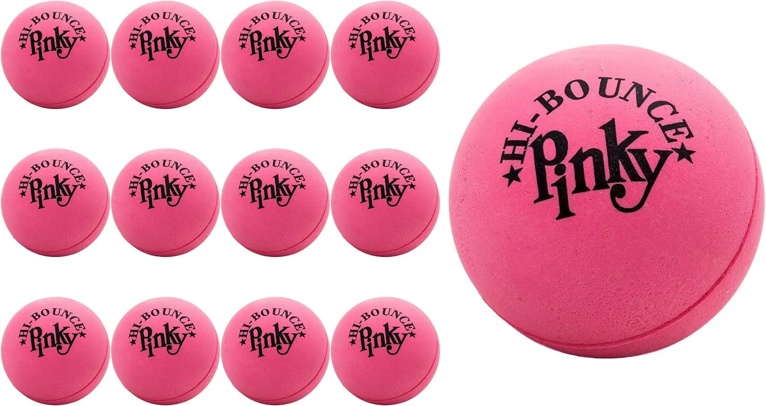 JA-RU Super Bounce Pinky Ball (12 Bouncy Balls) Outdoor Games & Indoor Playground Kids Toys. Massage Therapy Stress Balls. Sports Party Favors & Carnival Prizes in Bulk. 976-12p