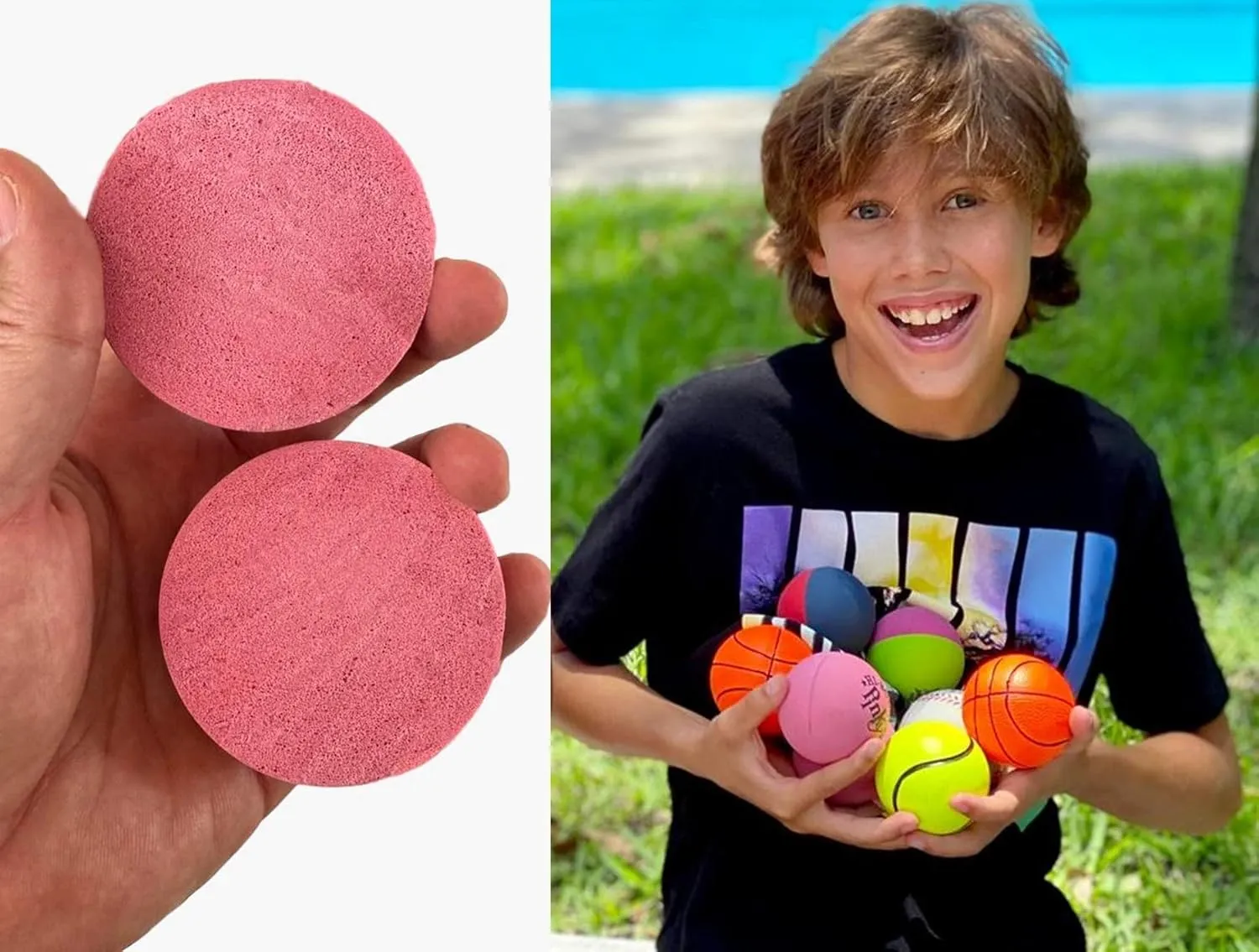 JA-RU Super Bounce Pinky Ball (12 Bouncy Balls) Outdoor Games & Indoor Playground Kids Toys. Massage Therapy Stress Balls. Sports Party Favors & Carnival Prizes in Bulk. 976-12p