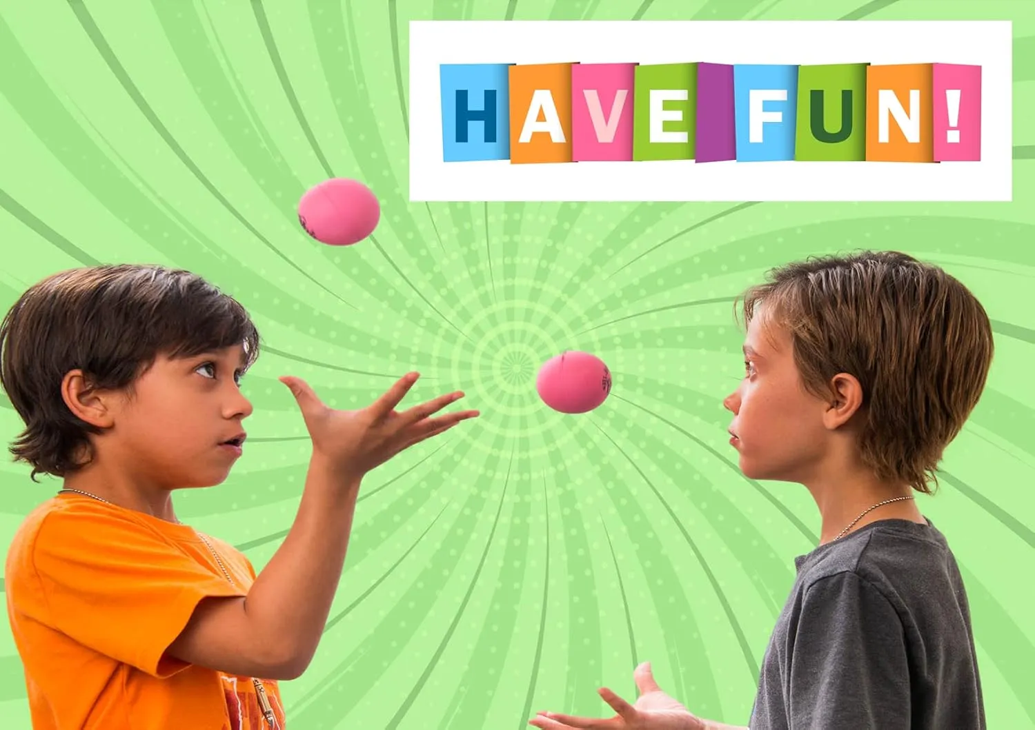 JA-RU Super Bounce Pinky Ball (12 Bouncy Balls) Outdoor Games & Indoor Playground Kids Toys. Massage Therapy Stress Balls. Sports Party Favors & Carnival Prizes in Bulk. 976-12p