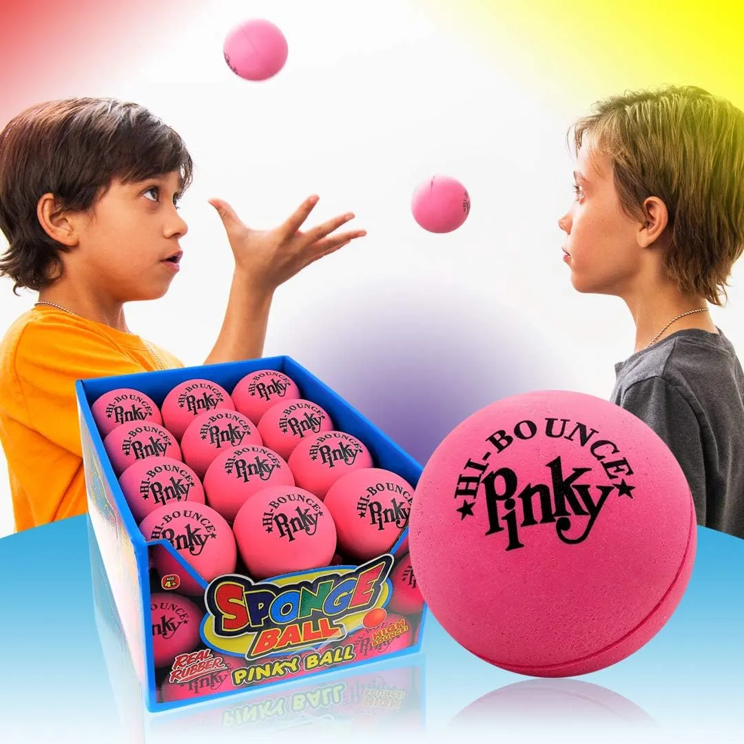 JA-RU Super Bounce Pinky Ball (12 Bouncy Balls) Outdoor Games & Indoor Playground Kids Toys. Massage Therapy Stress Balls. Sports Party Favors & Carnival Prizes in Bulk. 976-12p