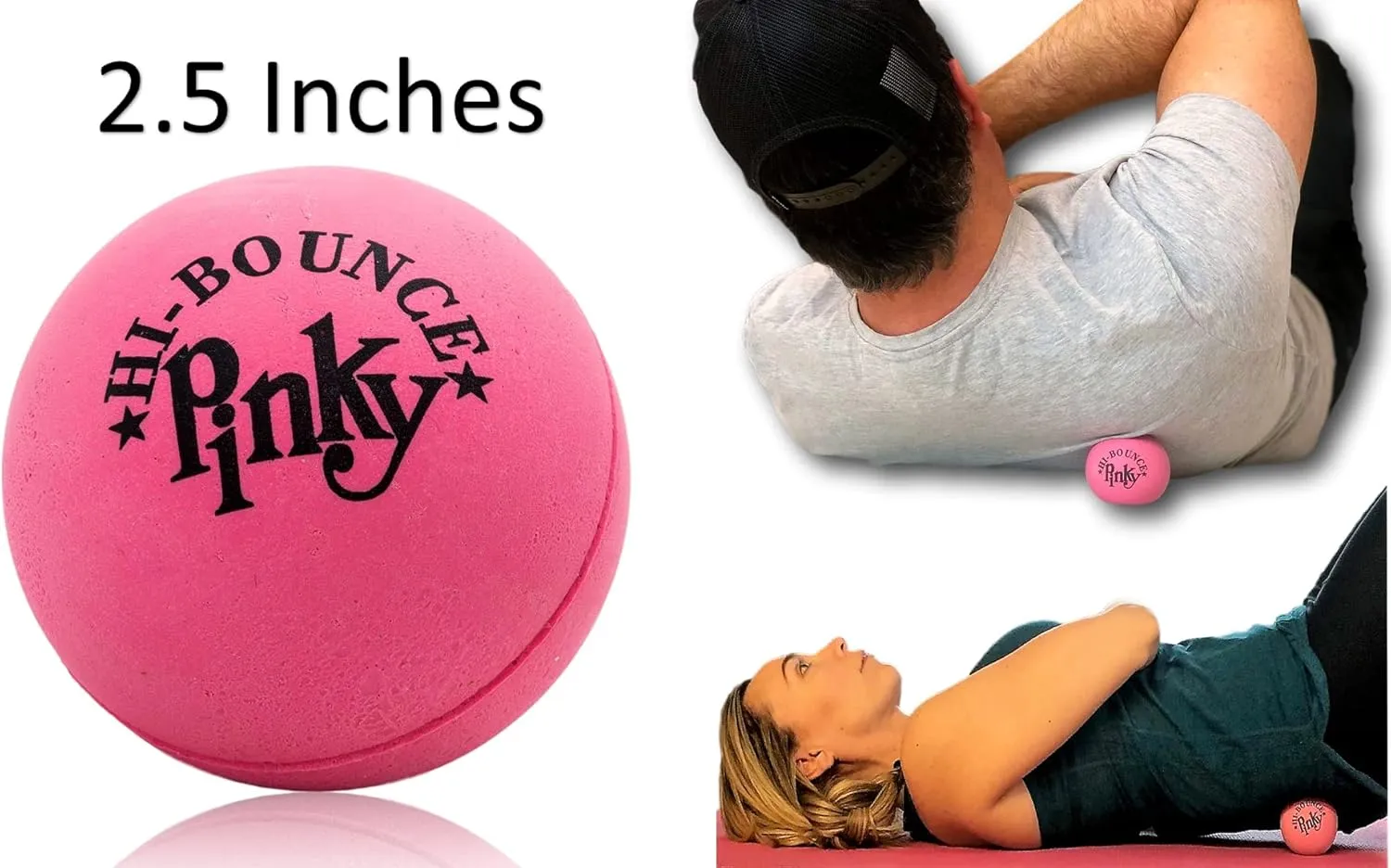 JA-RU Super Bounce Pinky Ball (12 Bouncy Balls) Outdoor Games & Indoor Playground Kids Toys. Massage Therapy Stress Balls. Sports Party Favors & Carnival Prizes in Bulk. 976-12p