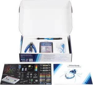 Jitterbug Deluxe Kit | DIY Soldering Kit for Beginners | Electronics Projects for Students & STEM Classes | Tools Included