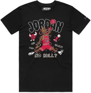 Jordan Premium T-Shirt Chicago Goat 23 High Graphic with Funny Cartoon Design Tee for Basketball Fans